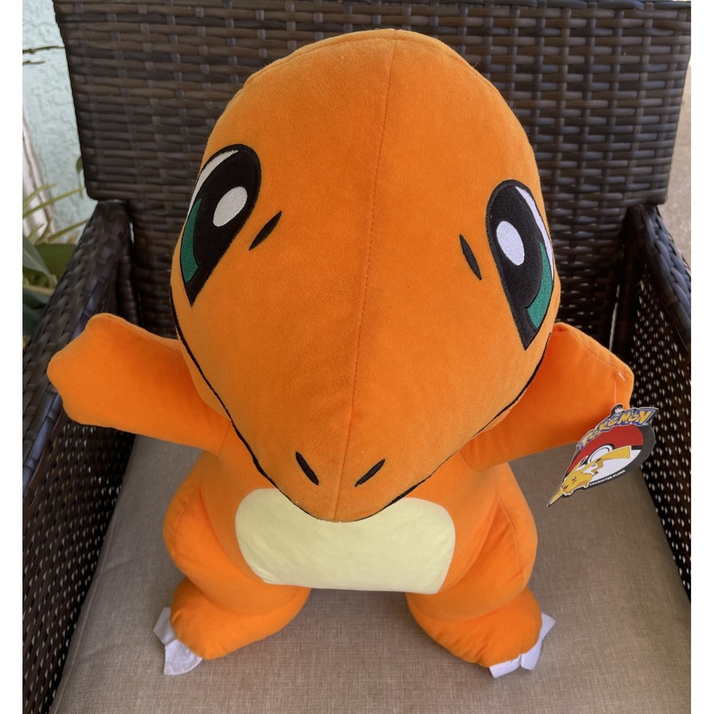 Charmander Large 22" Plush Figure Pokemon 2016 Toy Factory Jumbo Life Size Giant